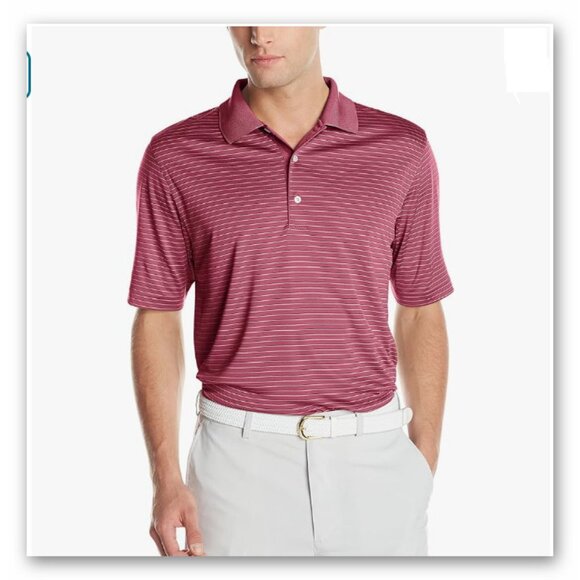 Greg Norman Other - NWoT Greg Norman Collection  ML75 Play Dry Fine Stripe Polo Shirt